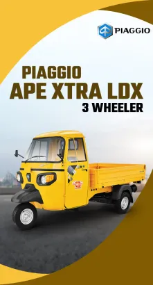 Piaggio Ape Xtra LDX 3 Wheeler : Green Business Choice