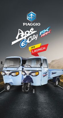 Piaggio Launched 2 New Electric 3 Wheelers in India