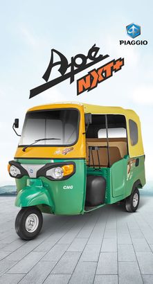 Popular Piaggio Ape NXT+ Auto Rickshaw : Price