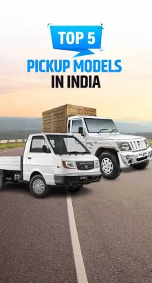 Top 5 Selling Pickup Models in India 2023