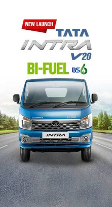 Tata Intra V20 (Cng+Petrol) first Bi-Fuel commercial vehicle