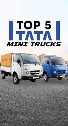 Top 5 Tata Mini Trucks with Superb Load Capacity  in India