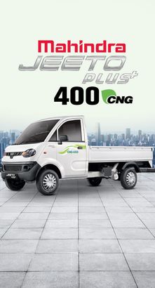 Mahindra Jeeto Plus CNG 400 Best Mileage Mini Truck