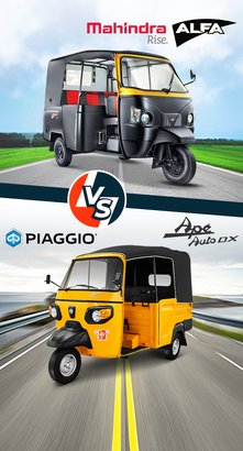 Compare Between Piaggio Ape DX VS Mahindra Alfa